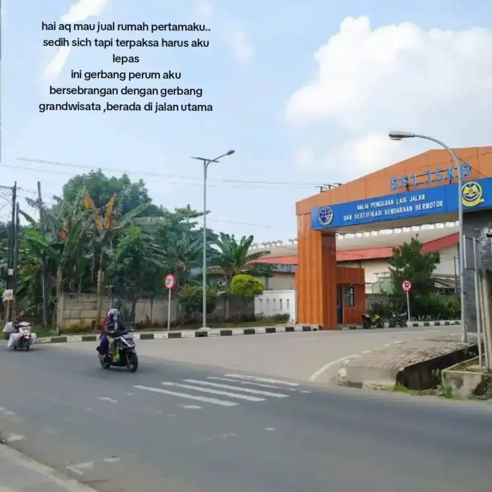 Perum perhubungan darat 2lantai 3 kamar tidur 2 kamar mandi