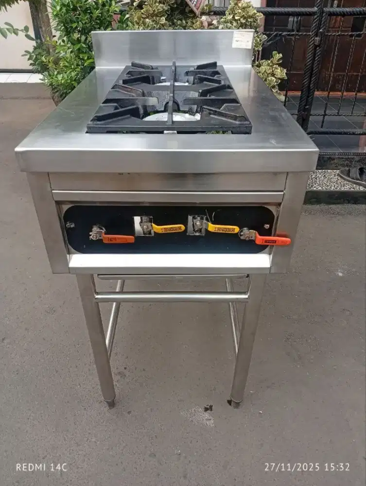 STOP SCROLL, Kwalitas Restauran.Kompor 2 tungku high pressure