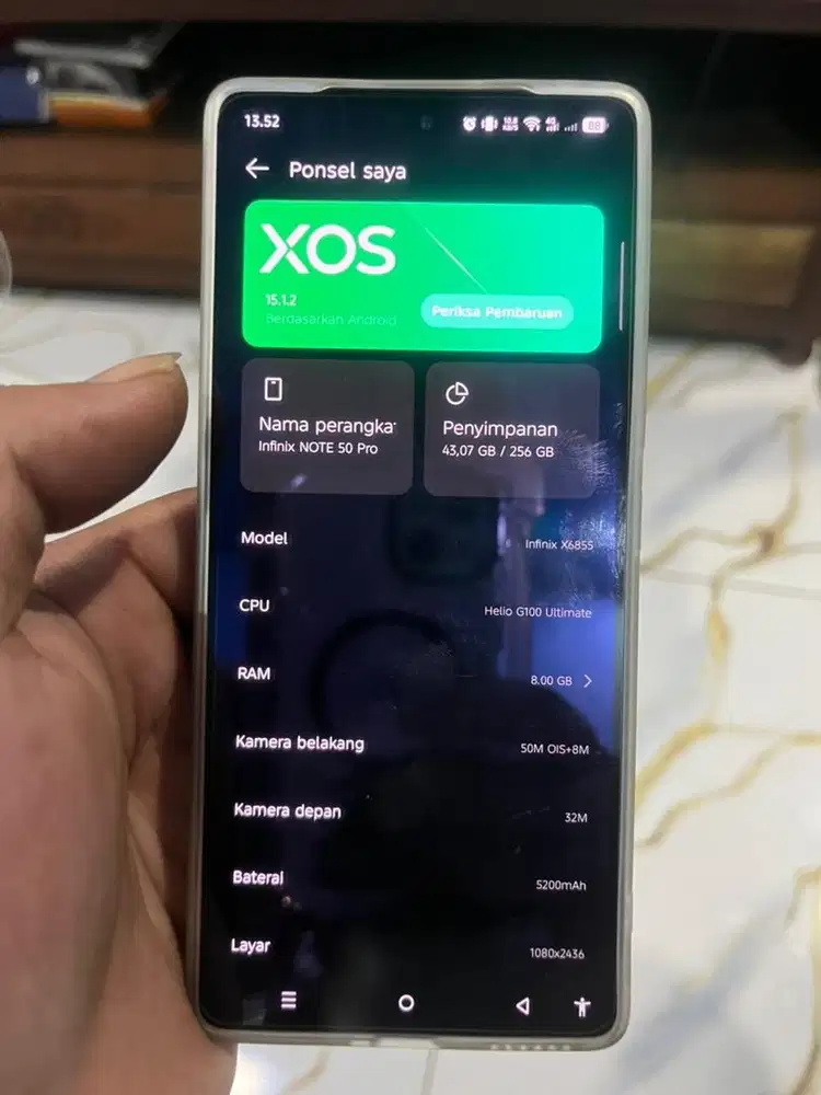 Infinix note 50pro 8/256 fulset