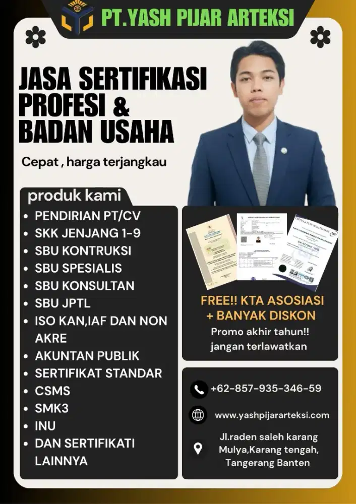 SERTIFIKATSI PROFESI DAN BADAN USAHA