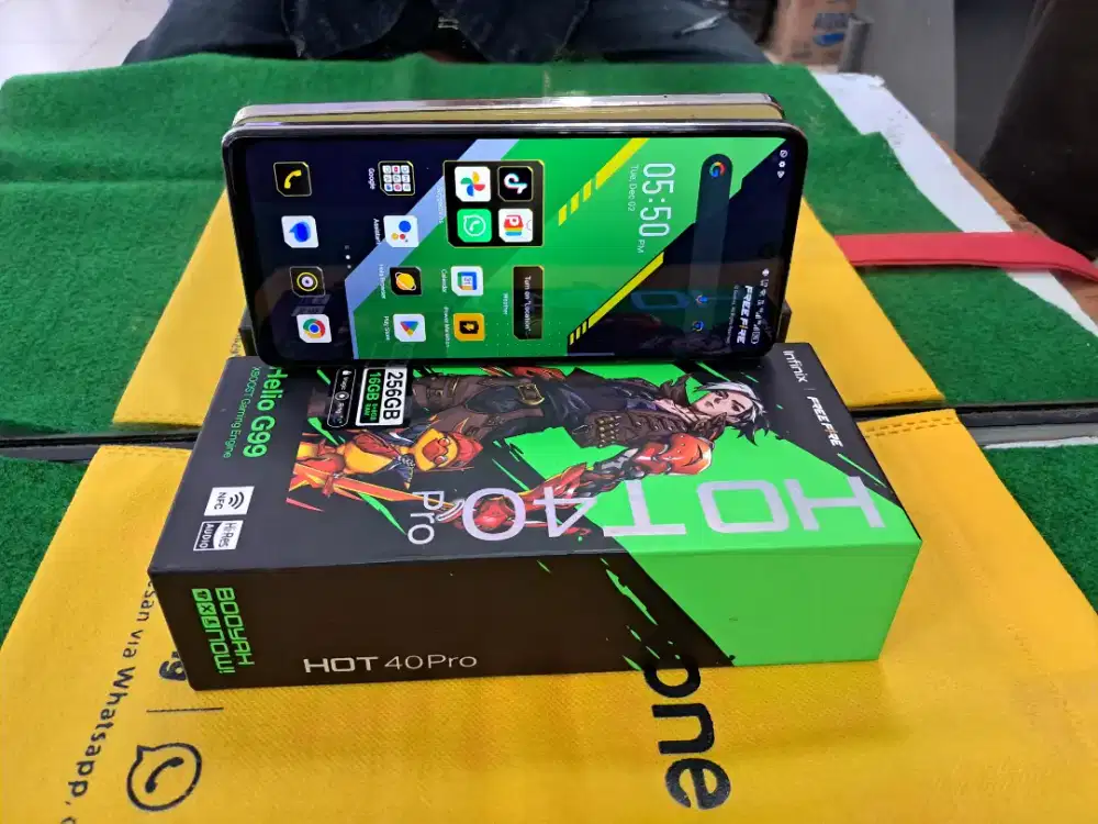 INFINIX HOT40 Pro Ram 8/256 GB mulus no minus lengkap