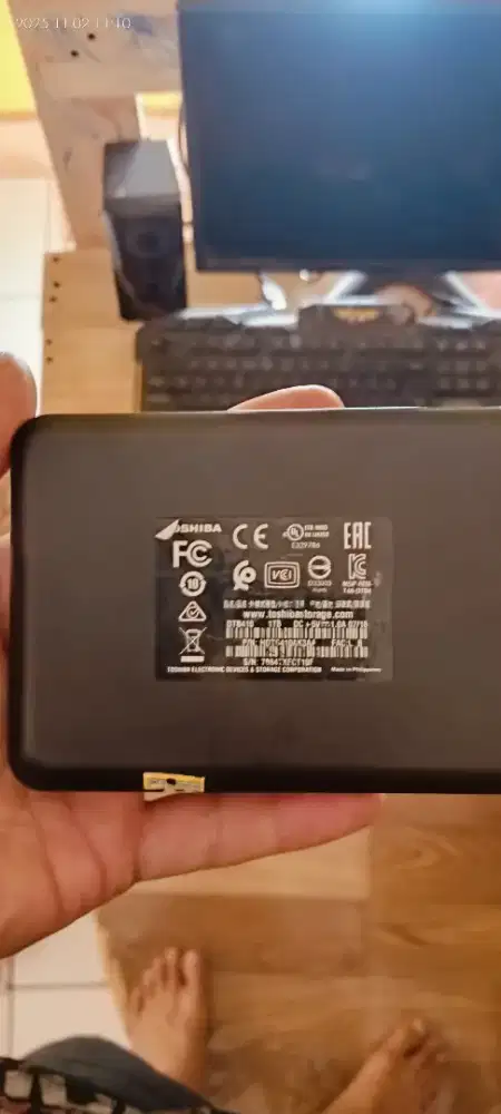 Hardisk eksternal thosiba 1tb
