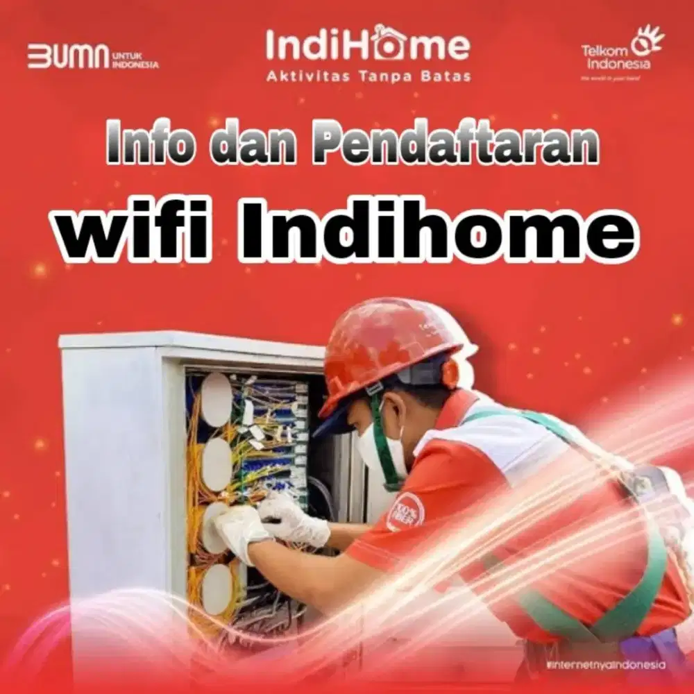 Melayani pasang baru wifi indihome