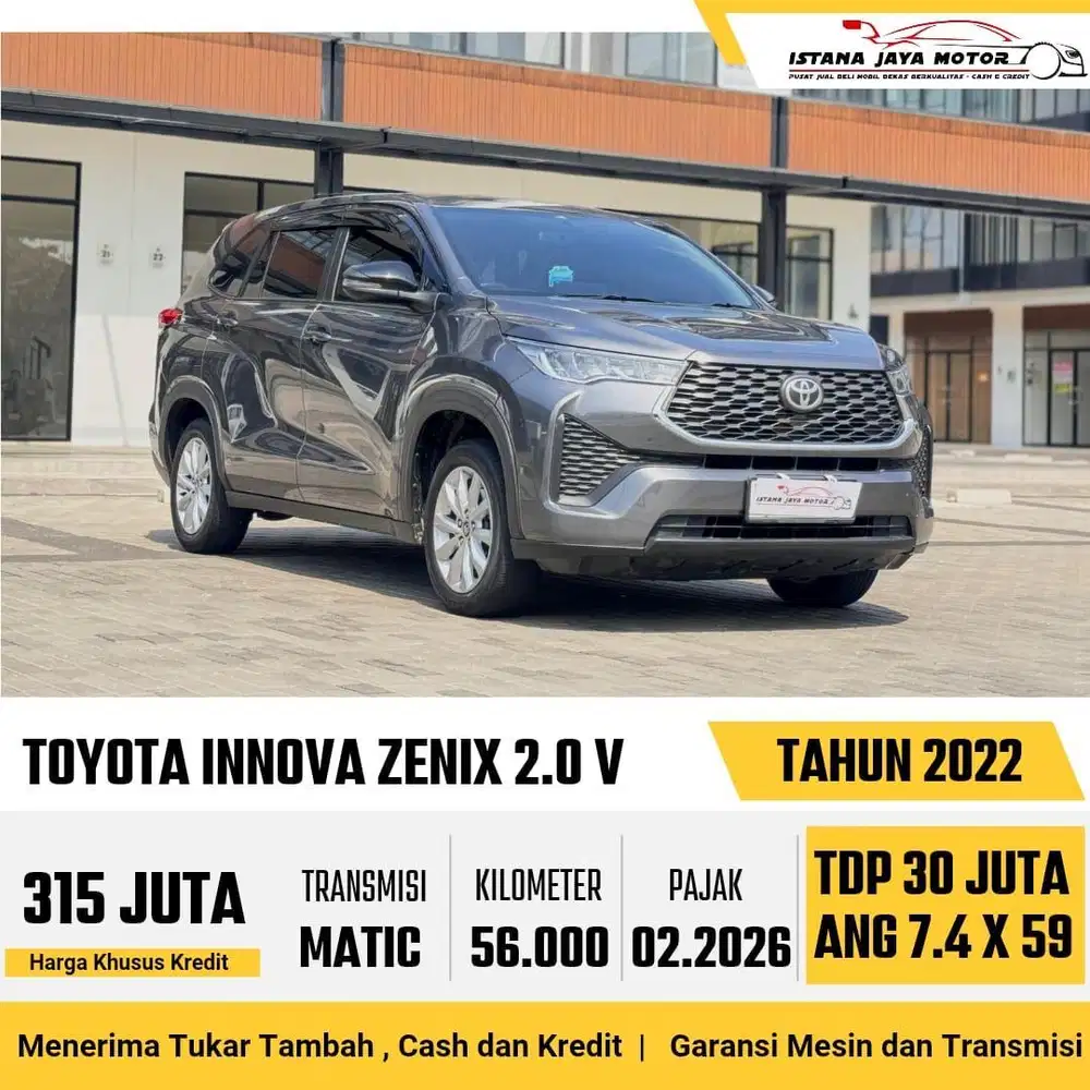 DP 30JT TOYOTA INNOVA ZENIX V BENSIN 2.0 AT 2022