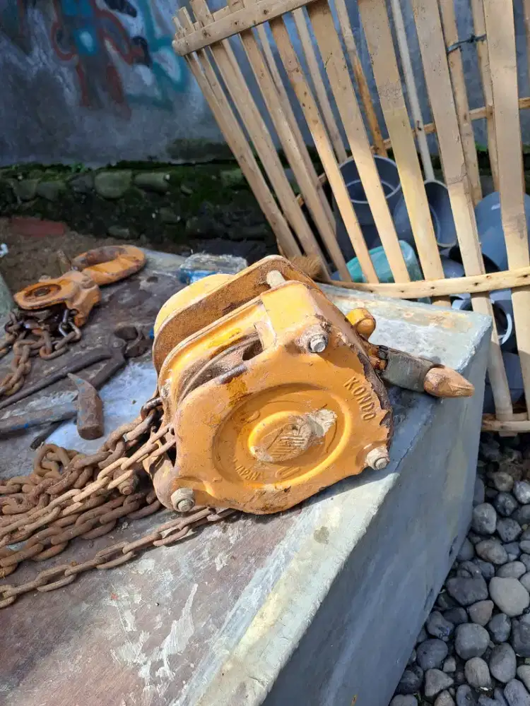 Chain blok (takle) merk kondo 3 ton