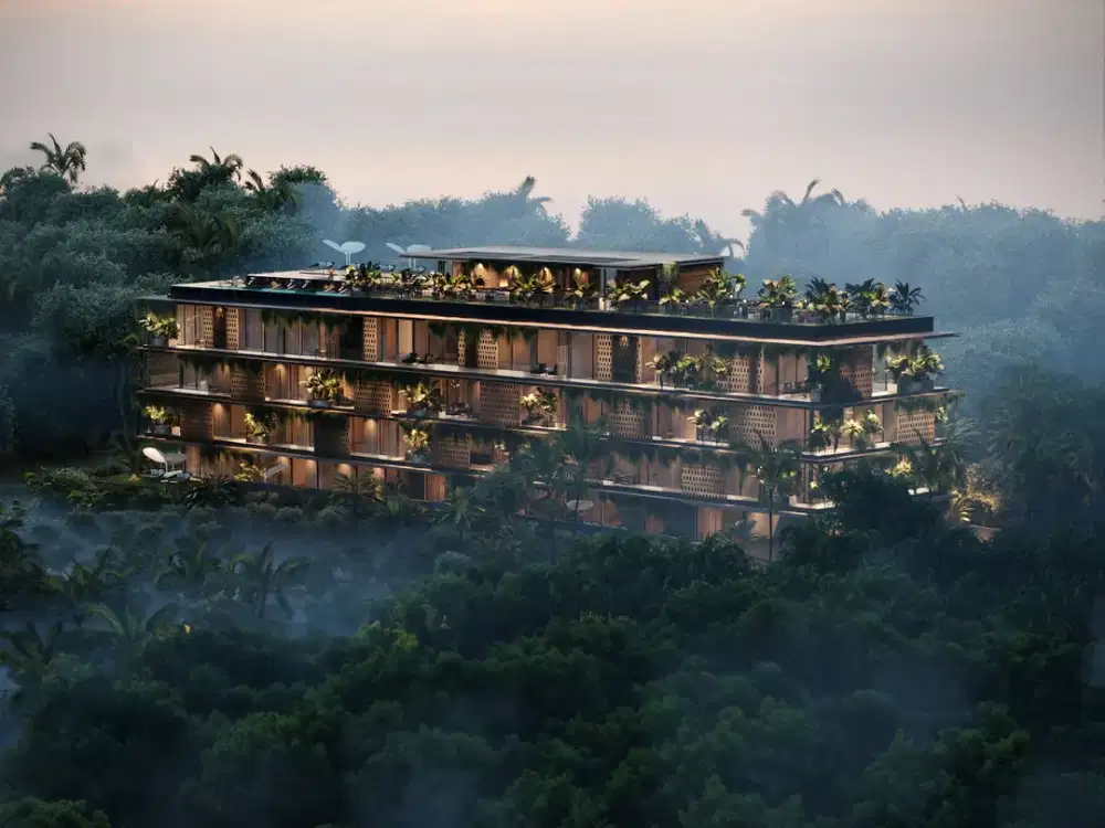 Apartemen 1 Kamar Tidur dengan Akses Gaya Hidup Dekat Pantai di Pererenan