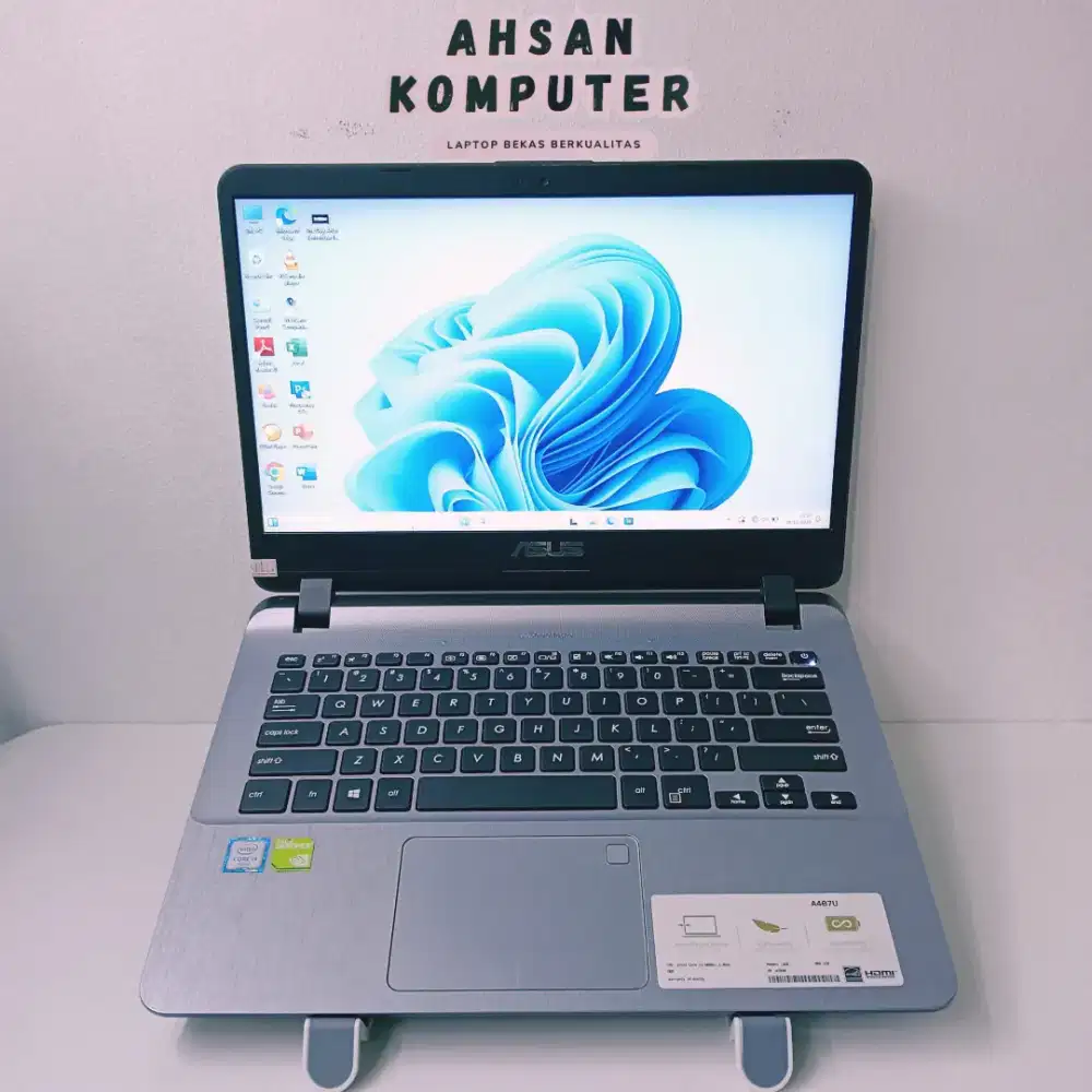 ASUS VIVOBOOK A407UB CORE i3-6006U 8GB 240GB NVIDIA MX110 2GB 14 GREY