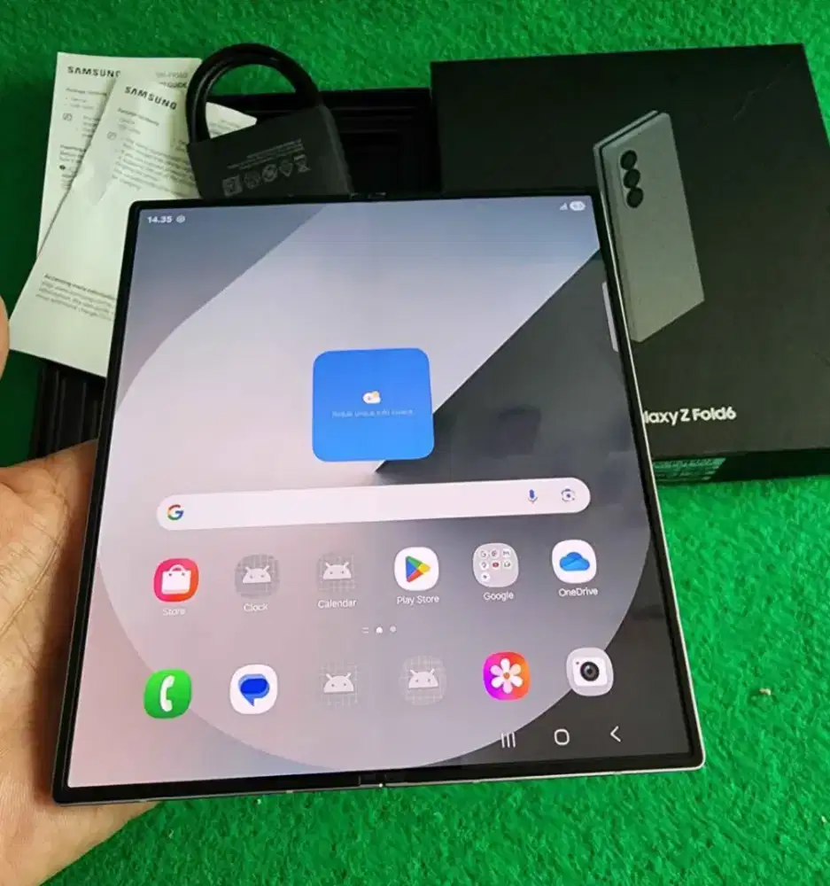 SAMSUNG Z FOLD 6 RAM 12/256 GB ORIGINAL SEIN NORMAL FULLSET