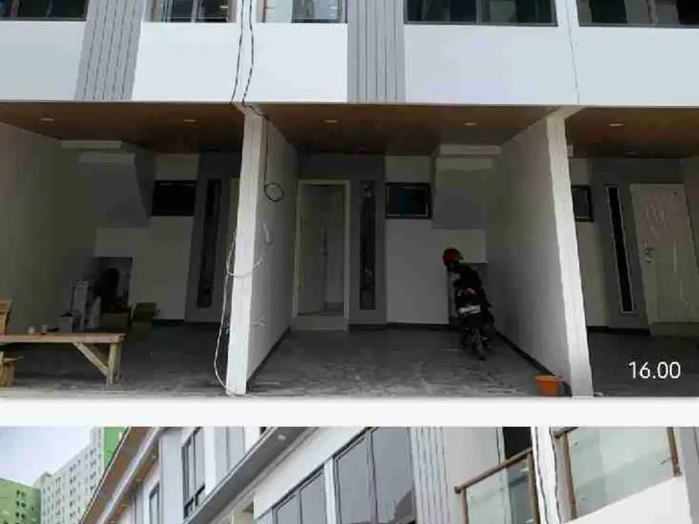 rumah baru mewah 2-3  lantai dwiwarna 5 SHM  lokasi strategis  bebas banjir jakpus