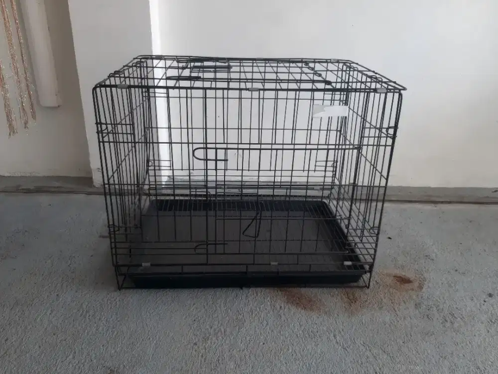Kandang Kucing Besi Ukuran 60 x 40 cm Sedang Masih Bagus