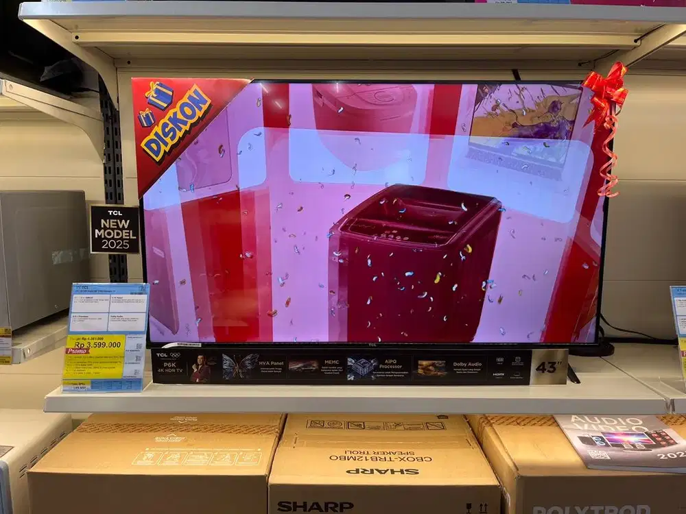 TV TCL/43P6K/43 inch