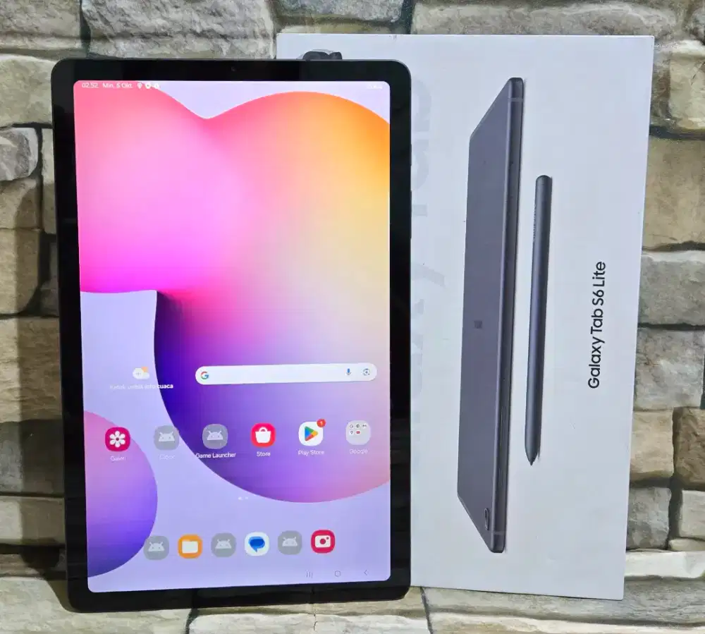 Samsung Galaxy Tab S6 Lite 2024 Wifi 4/128 Fulset segel mulus 98%