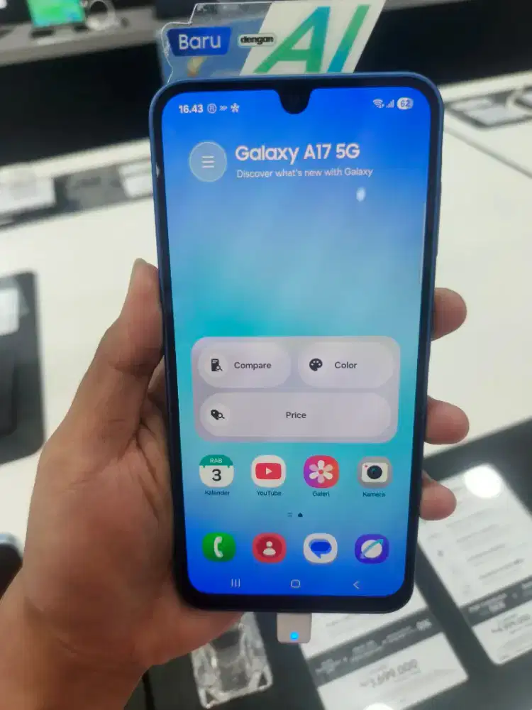 Kredit HP samsung A17 5G cukup KTP dan HP saja