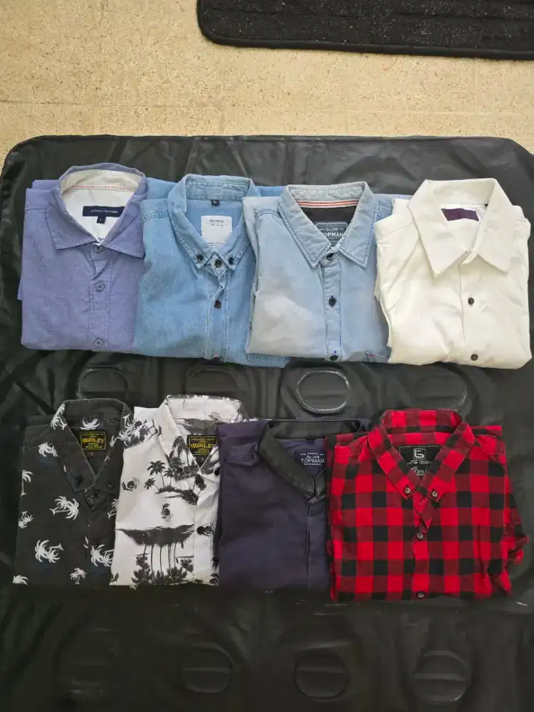 PRELOVE BAJU KEMEJA SIZE L BERMERK ORIGINAL