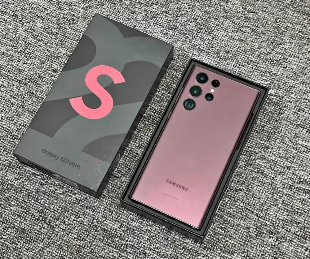 SAMSUNG S22 ULTRA RAM 12/256 GB ORIGINAL SEIN NORMAL FULLSET