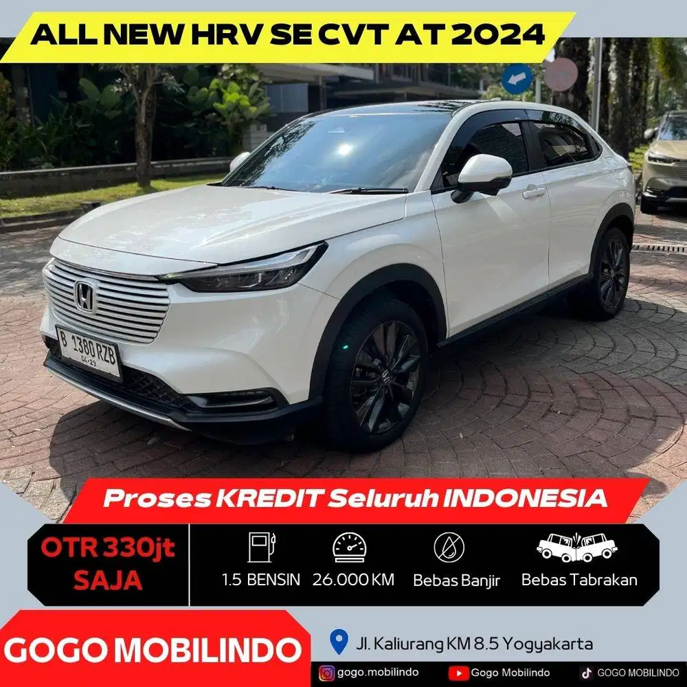 [Km26rb] All New HRV SE CVT Matic 2024 ORISINIL Bisa Kredit