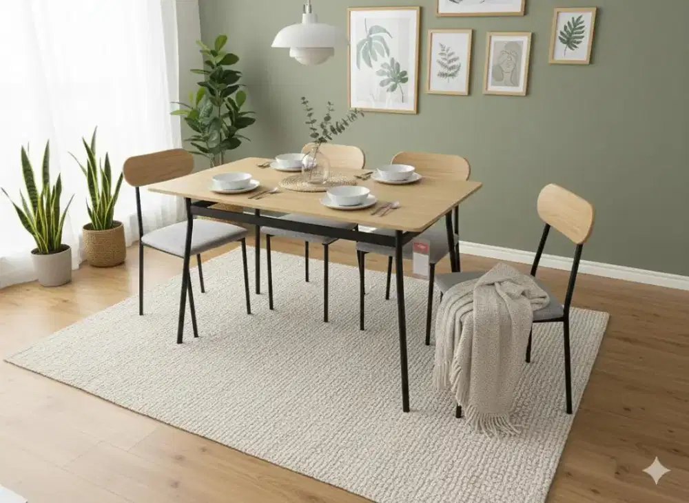 Meja makan minimalis