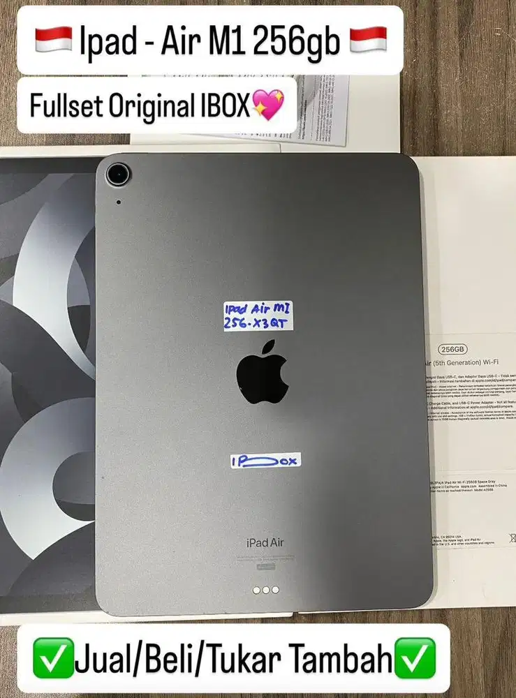 Ipad air m1 256gb ex ibox bisa di cicil 0%