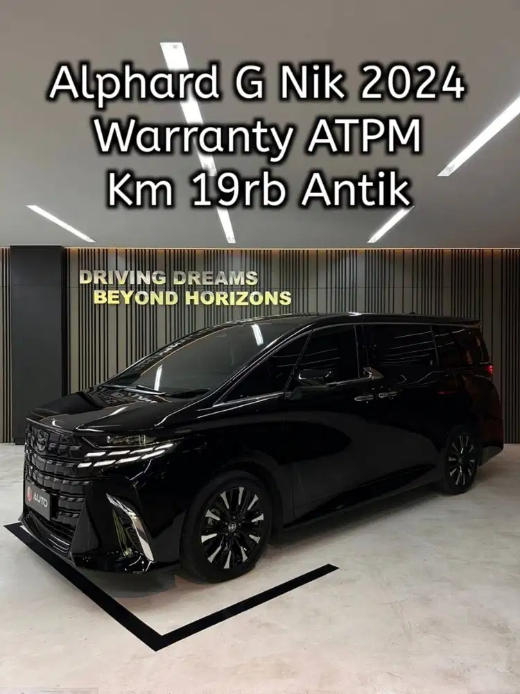 Alphard 2.5 G Bensin AT Nik 2024