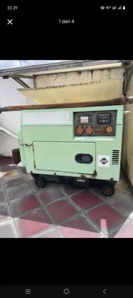 Menampung genset rusak AC rusak banyak