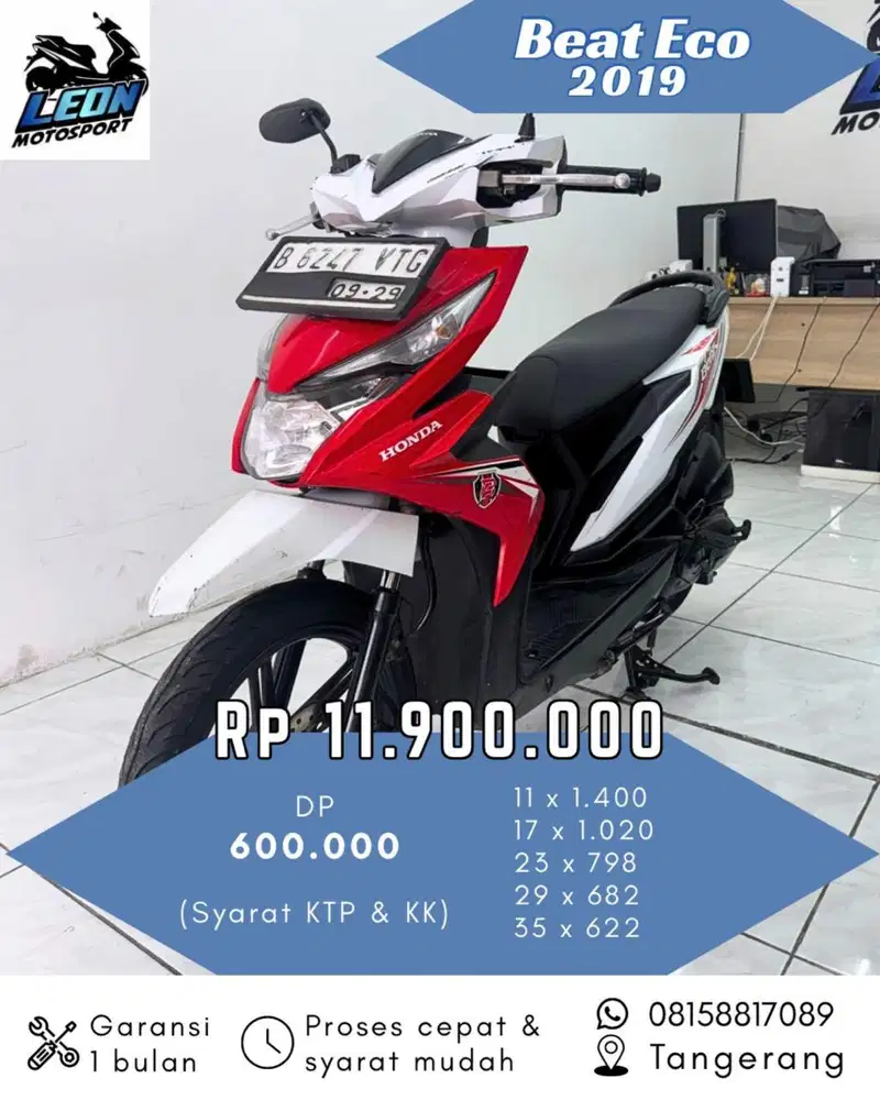 Dijual Beat Eco 2019
