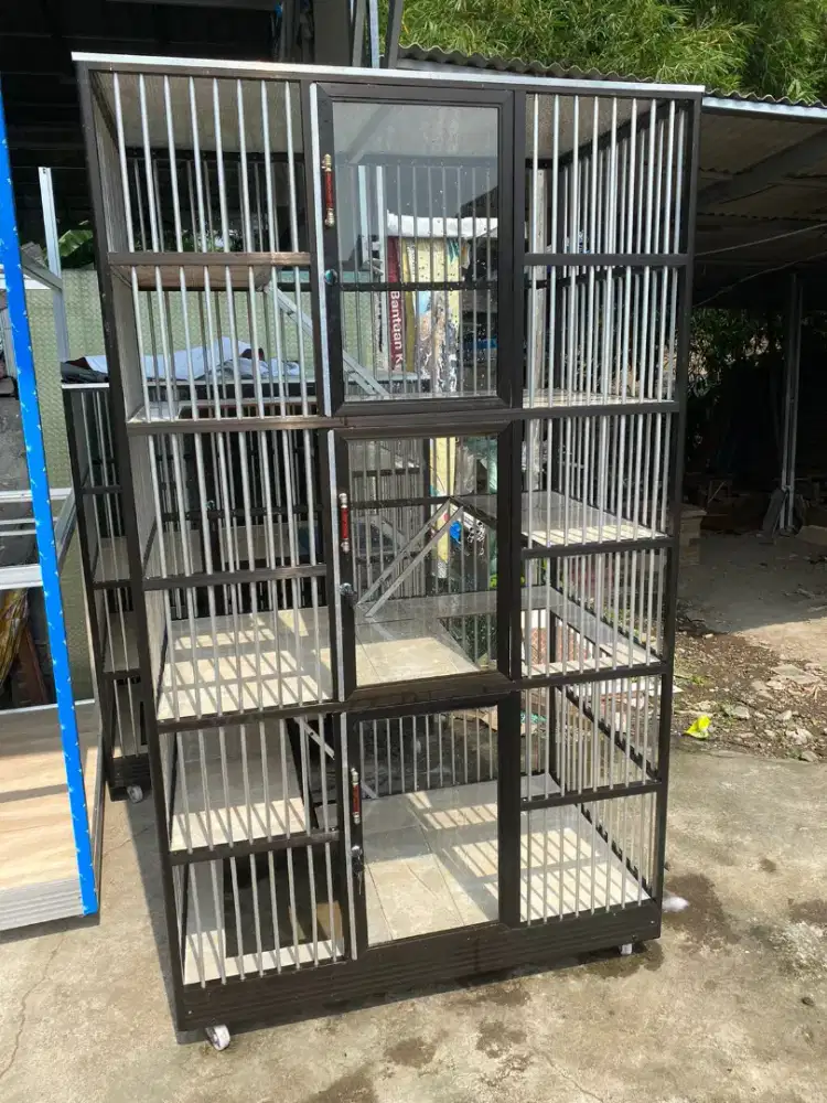 Kandang Kucing 3ruang