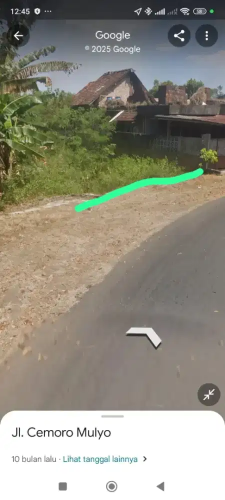 Dijual tanah sawah dekat calon polda diy