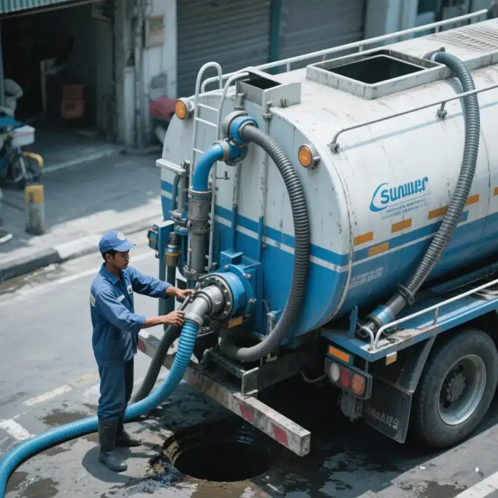 SEDOT WC PENUH & MAMPET KURAS LUMPUR LIMBAH STP TUNTAS. KAB. BOGOR
