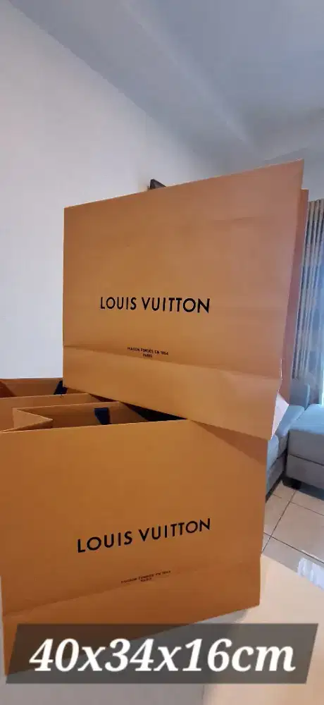 Paket 5 Paper Bag Merek Terkenal – LV, Chanel, Skii