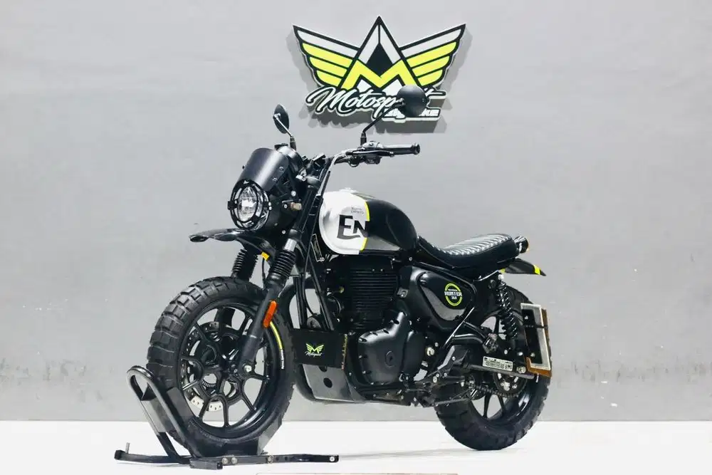 Royal enfield Hunter 350 ABS custom cakep unit siap pakai nyaman