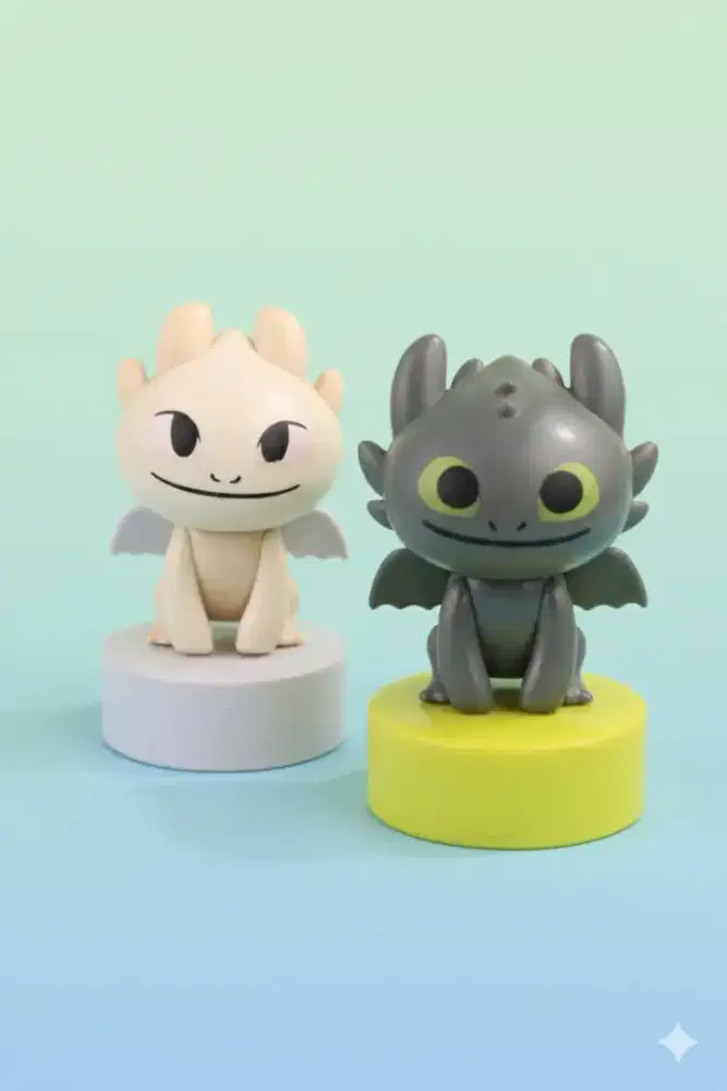 Figure mainan how to train your dragon