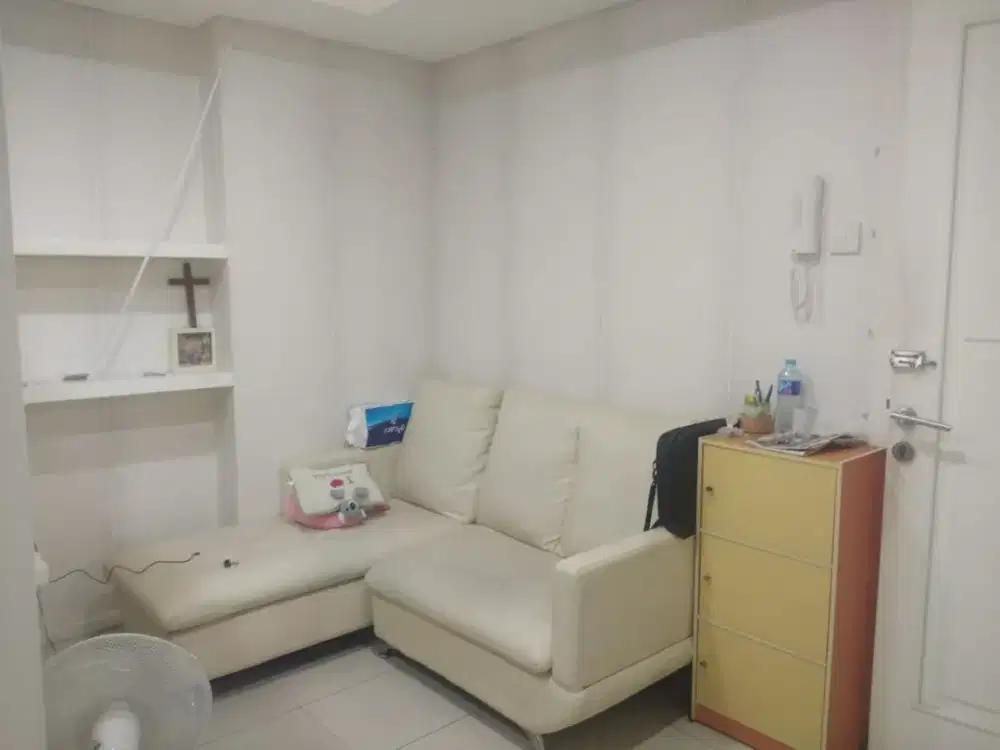 disewa apartemen green lake sunter,2kamar,furnished,siap huni,luas 42,view laut priok