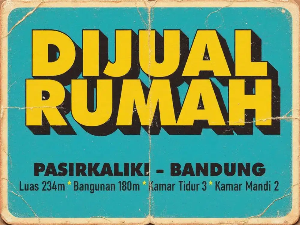 JUAL RUMAH MURAH DI, PASIRKALIKI, KEBON KAWUNG, CICENDO, PAJAJARAN, BANDUNG,