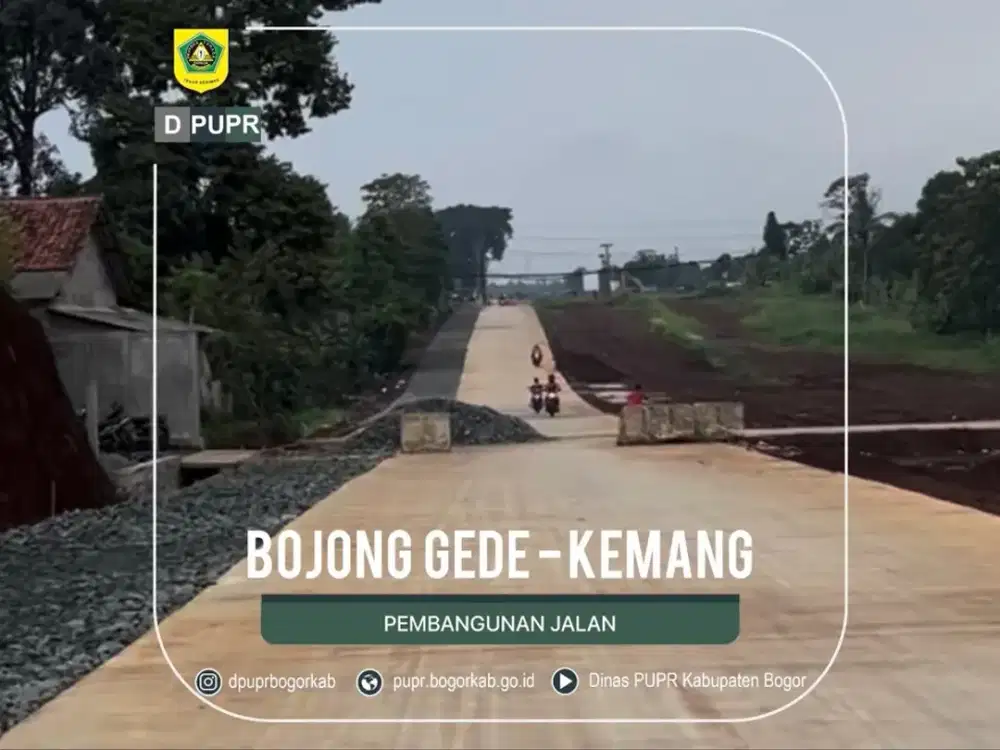 Dijual Spesial Murah Tanah Kavling Dekat Calon Pintu Toll Bojong gede Kemang
