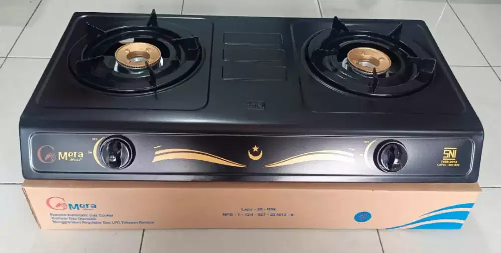 kompor baru 1 dan 2 tungku