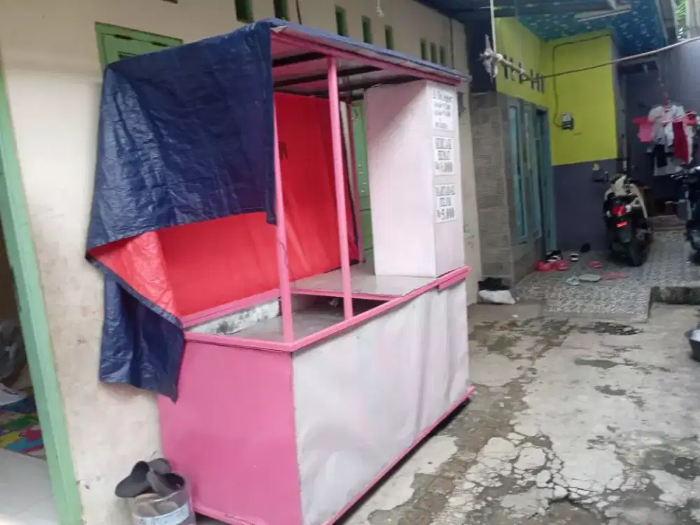 Gerobak besi buat jualan