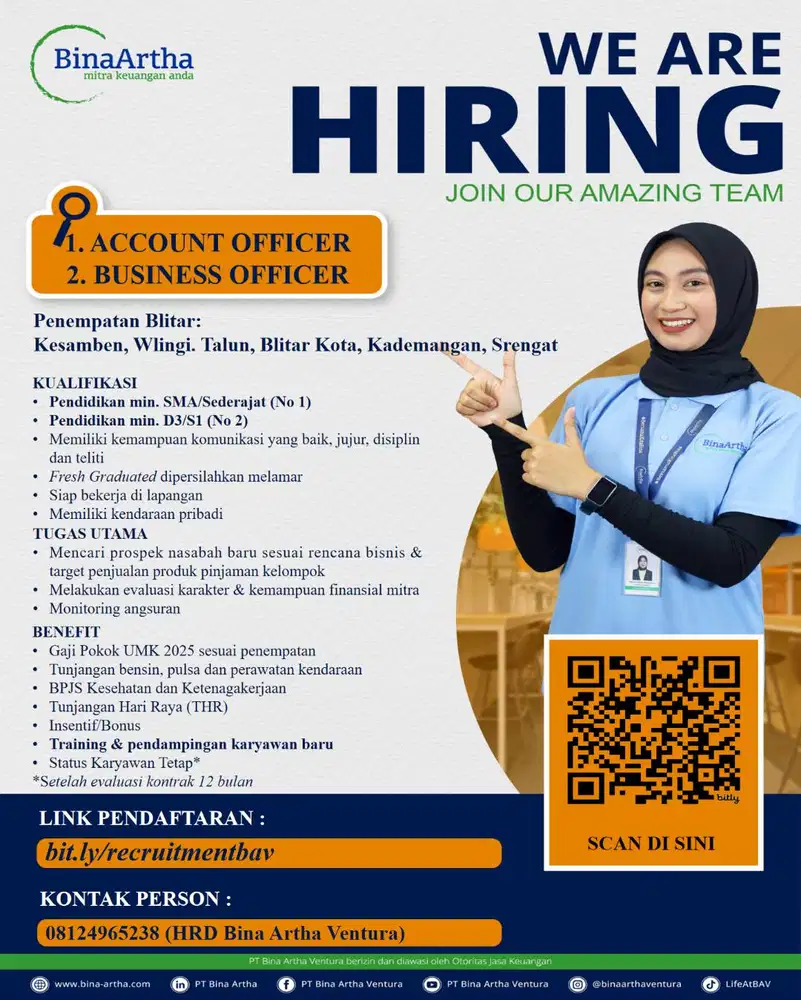 ACCOUNT OFFICER BLITAR RAYA
