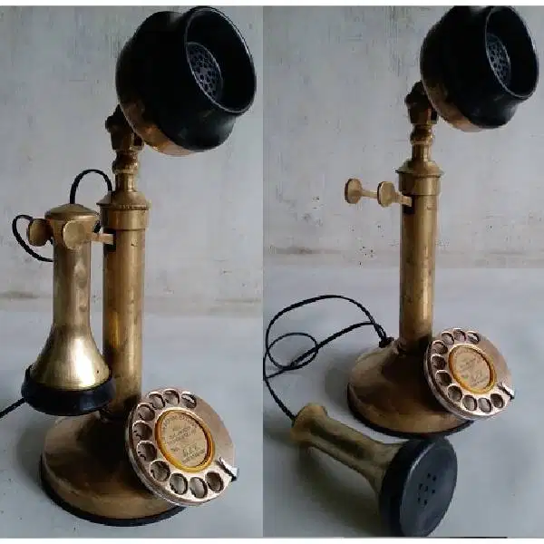 Vintage old telephone classic made in G.E.C London - England era Ned