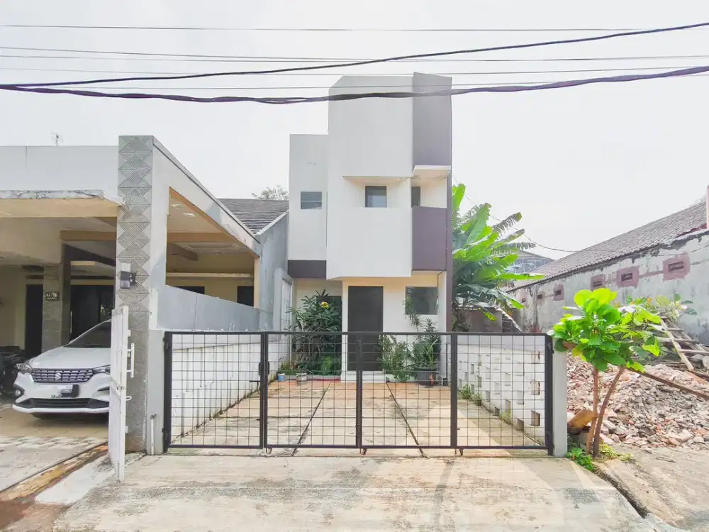 Rumah 3 Lt Hadap Utara 15 Mnt ke Pintu Tol Jatiwarna Siap KPR J-32720