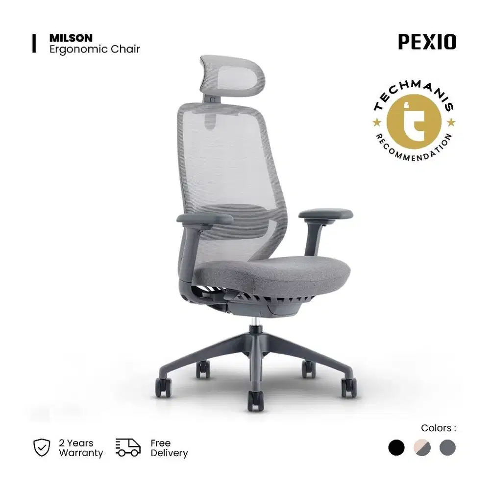 Kursi Kantor PEXIO Ergonomic Chair Milson