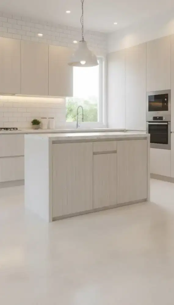 Meja dapur HPL minimalis modern