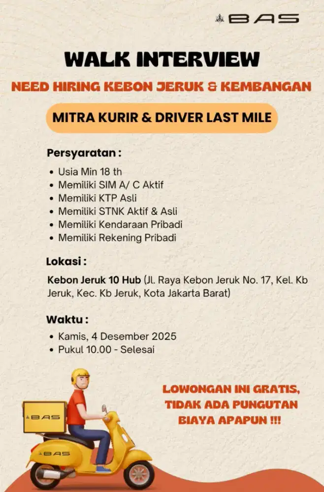 Loker Mitra Kurir Shopee Express