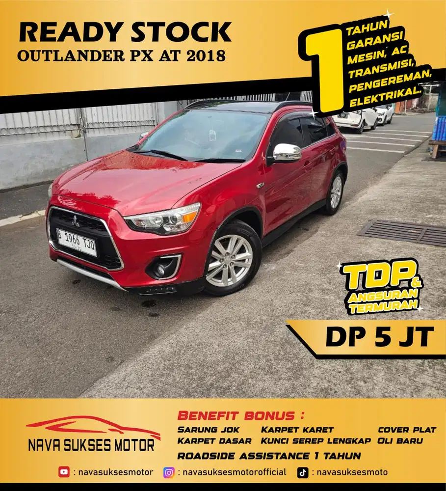 TDP 5 JUTA - OUTLANDER PX 2018