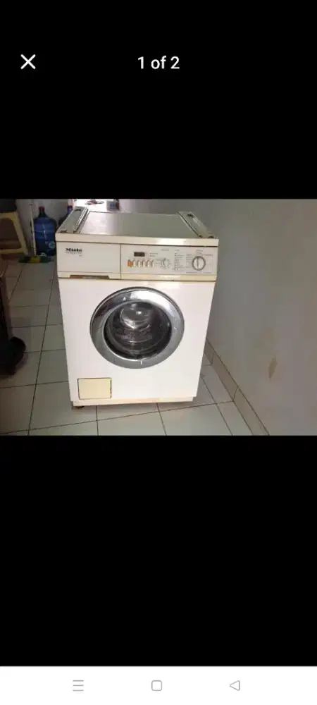 Mesin Cuci Miele Novotronic apa adanya
