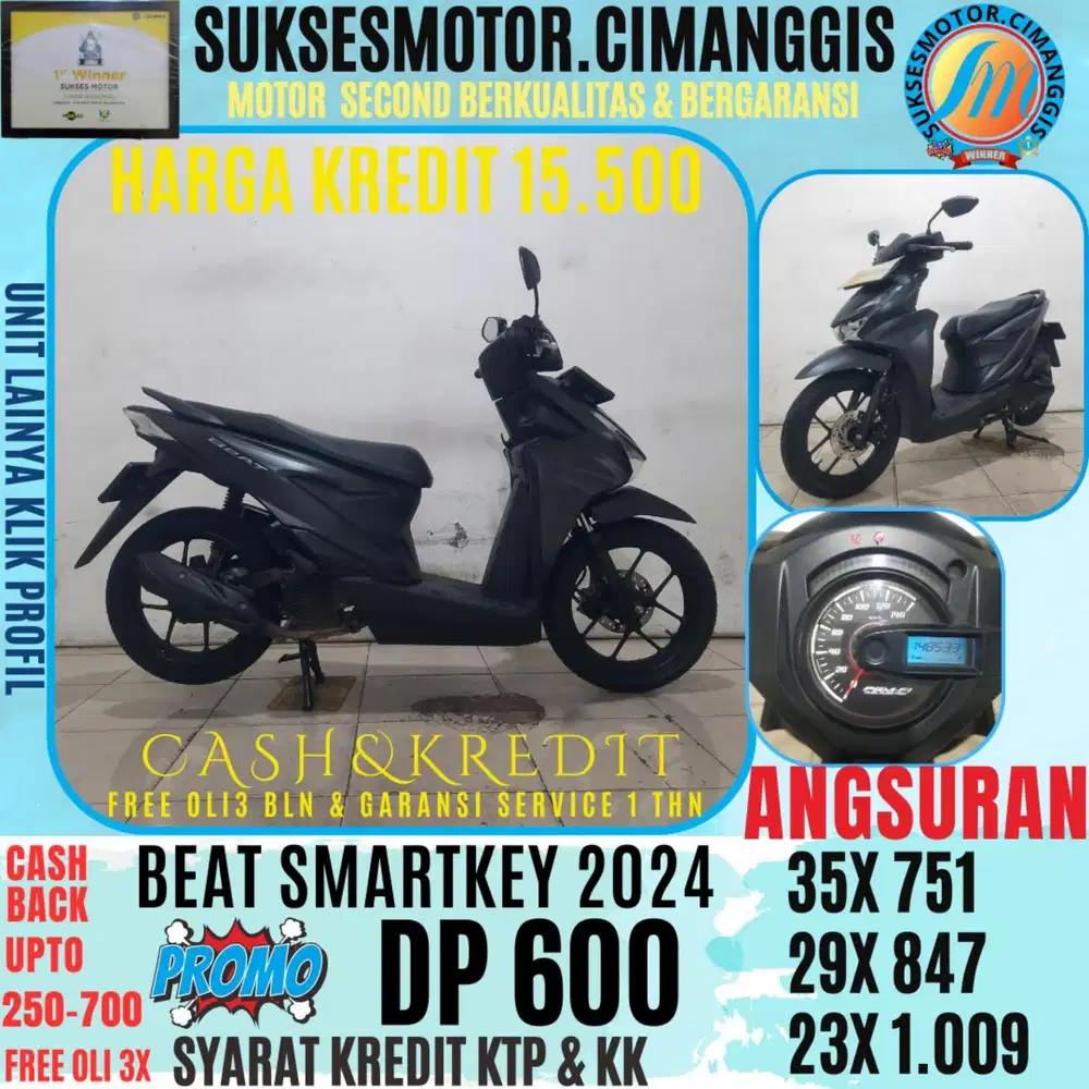 DP 600 BEAT SMARTKEY BERGARANSI, SERVICE 1THN FREE OLI3X