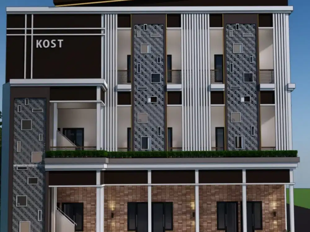 Kost Exclusive 50mtr Jalan Kaliurang Km.8, Konsep Mezanin Dengan 17 Kamar