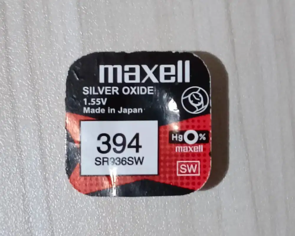 Batt jam tangan merk maxell Ori  type SR936SW japan 1 bh 10rb no bocor