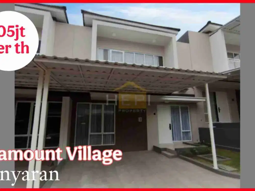 Disewakan Rumah 2Lt  Furnish Di Paramount Village , Dekat RS Kariadi