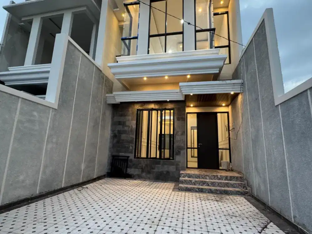 Dijual Rumah Minimalis Modern 2 Lantai Greenlake Wonorejo Surabaya Timur