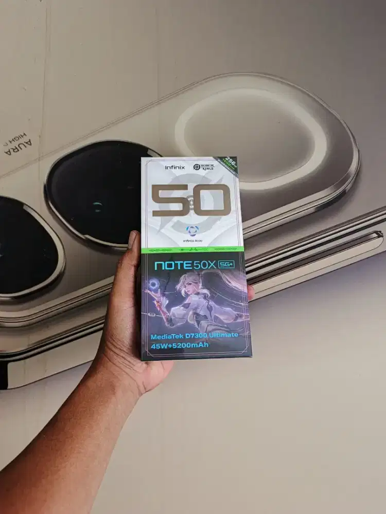 Infinix Note 50x 5G 8+8/256 Garansi resmi 1thn